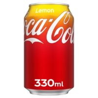 Coke Lemon Cans 330ml x 24