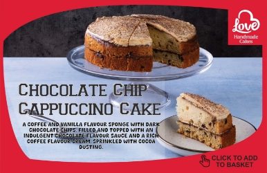 CHOC CHIP CAPPUCCINO CAKE