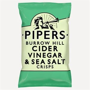 Pipers Burrow Hill Cider Vinegar & Sea Salt 40g x 24