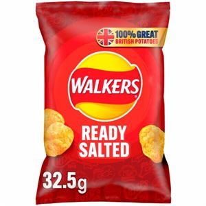 PRE-ORDER 3 DAYS - Walkers Ready Salted Crisps x 32