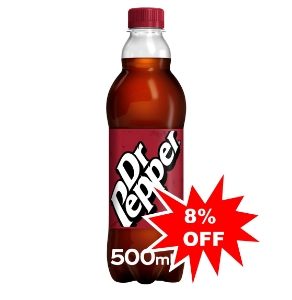 Plastic Bottled Dr Pepper 500ml x 12