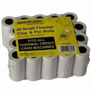 PRE-ORDER 3-4 DAYS- Thermal Chip & Pin Rolls x 20
