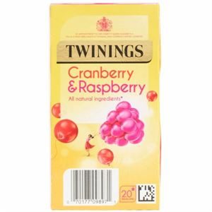Twinings Cranberry & Raspberry String Tag & Envelope Teabag x 20