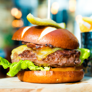 Pretzel Burger Bun x 42