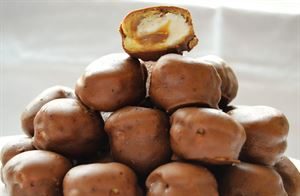 Chocolate Coated Salted Caramel Profiteroles (Belfield)