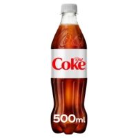 Plastic Bottled Diet Coke 500ml x 24