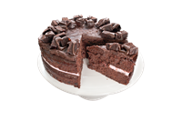 (PO) Vegan Choc Cherry Brownie Cake P/C 14