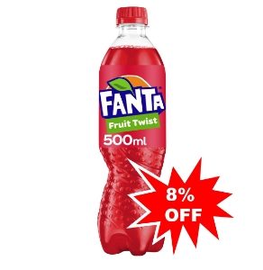 Plastic Bottled Fanta Fruit Twist 500ml x 12