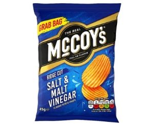 OUT OF STOCK - McCoys Salt & Vinegar 45g x 36