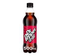 Plastic Bottle Dr Pepper Zero 500ml x 12 