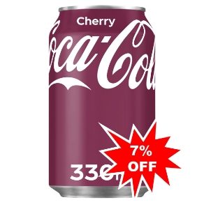 Cherry Coke Cans 330ml x 24
