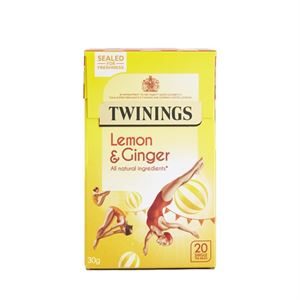Twinings Lemon & Ginger String Tag & Envelope Teabag x 20