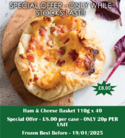 SPECIAL OFFER - Ham & Cheese Basket 110g x 40