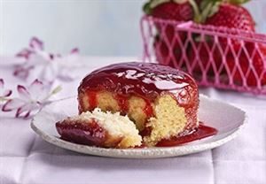 strawberry-jam-pudding