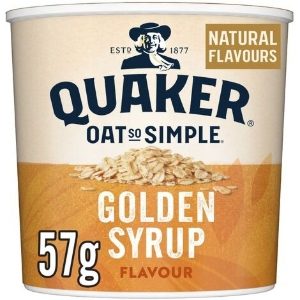 Quaker Oats So Simple Golden Syrup Pots 57g x 8