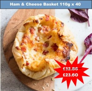 SPECIAL OFFER - Ham & Cheese Basket 110g x 40