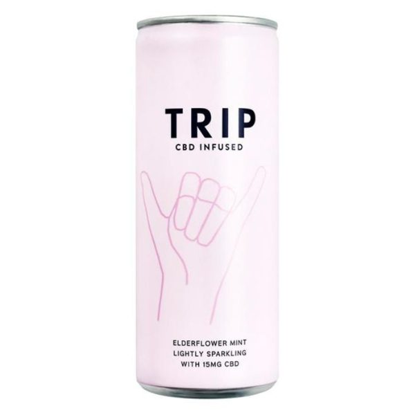 Trip CBD Infused Elderflower Mint 250ml x 12