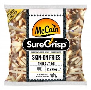 McCain Surecrisp Skin-on Thin Fries 2.27kg x 4