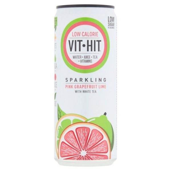 Vit Hit Pink Grapefruit & Lime 330ml x 12