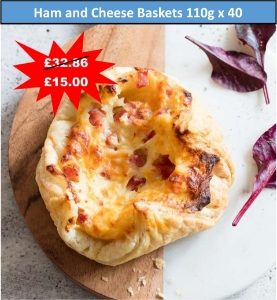 SPECIAL OFFER - Ham & Cheese Basket 110g x 40