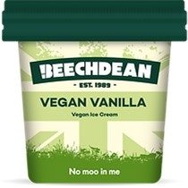 Beechdean Vegan Vanilla Ice Cream 140ml x 24
