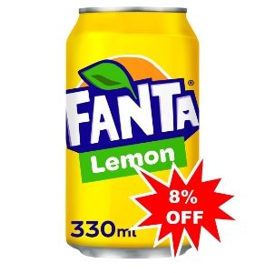 Fanta Lemon Cans 330ml x 24 
