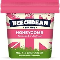 Beechdean Honeycomb Ice Cream 140ml x 24