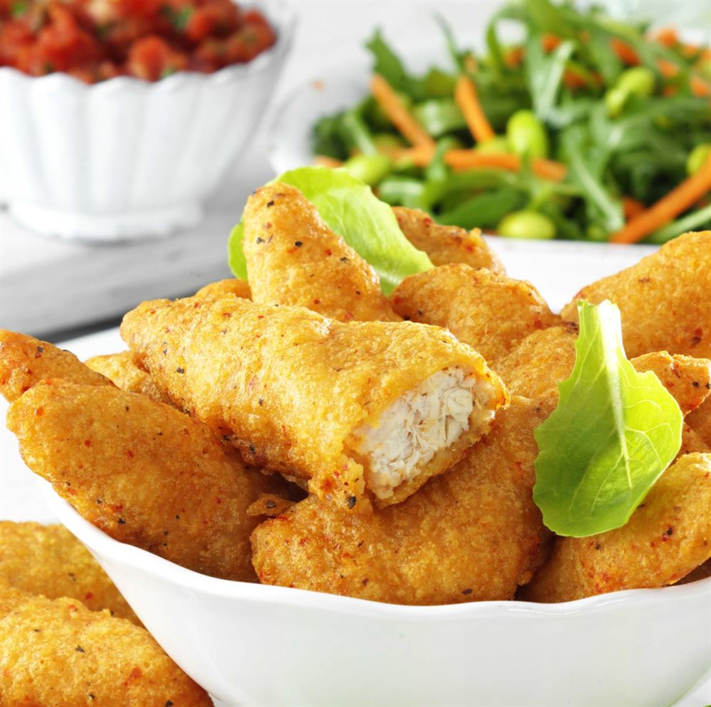 Gluten Free Salt & Chilli Chicken Goujons 1kg x 2 - Fresh Ideas Direct ...