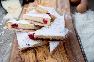 Cherry Bakewell Slice Pre-cut 12