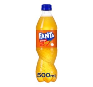 Plastic Bottled Fanta Orange 500ml x 12